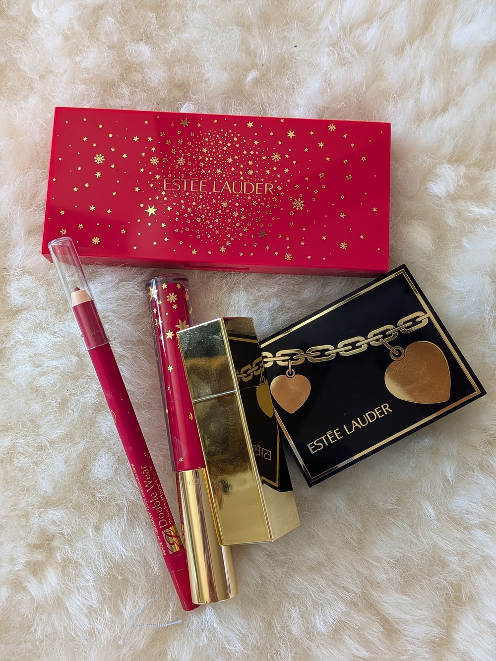 Estee Lauder Pure Color Envy Liner Eyeshadow Lipstick Set Bundle